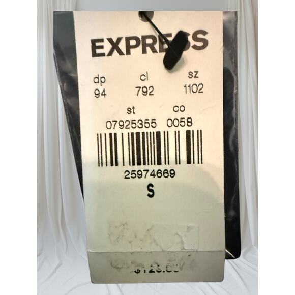 •	NWT Express Black Blazer Dress Double Breasted Size Small - Picture 3 of 10